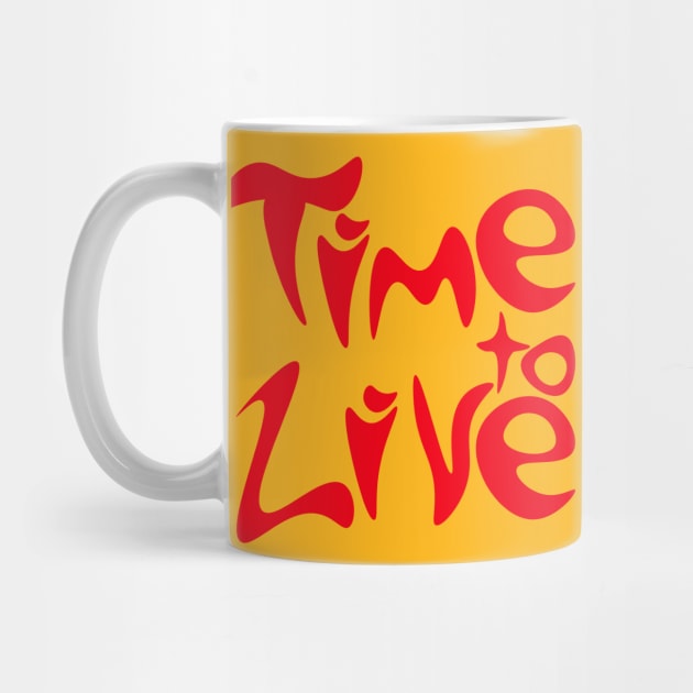 Bold Groovy Time to Live Typography by TuncGK